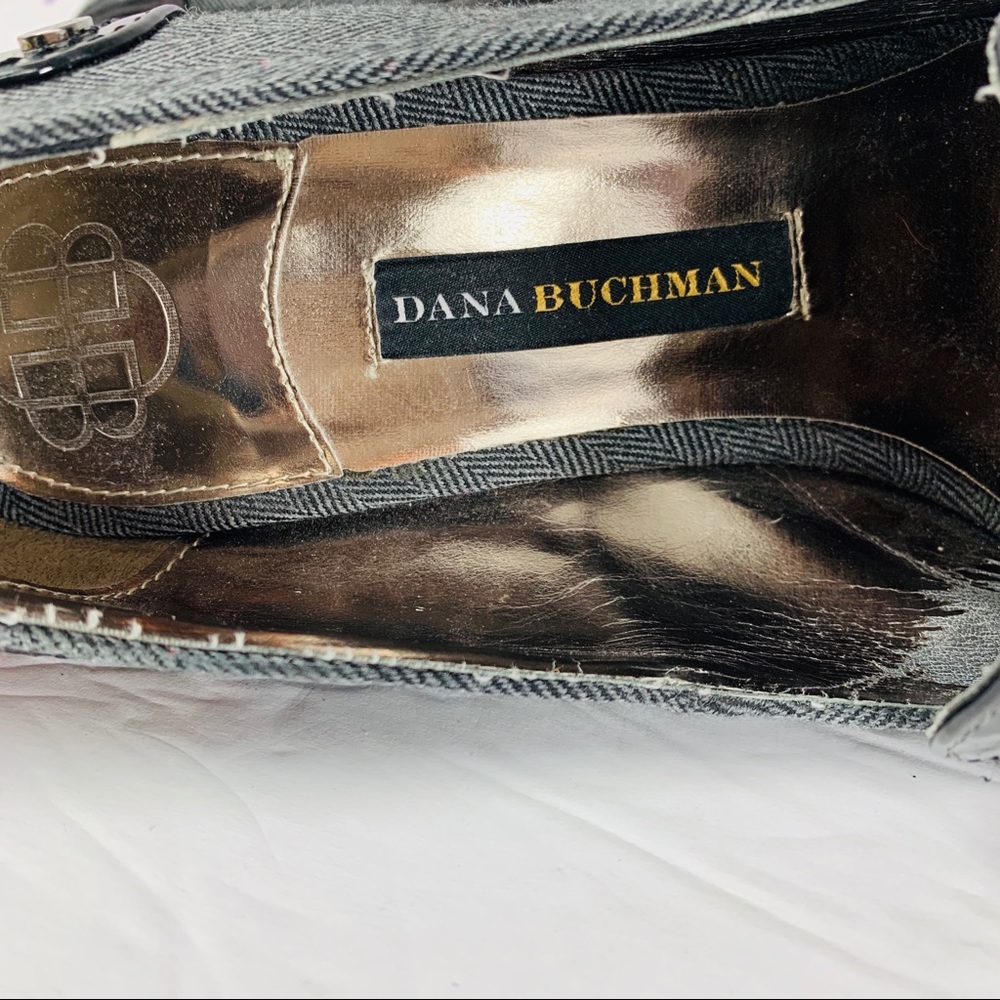 Dana Buchman / Black Gray Chunky Heel - Picture 8 of 8